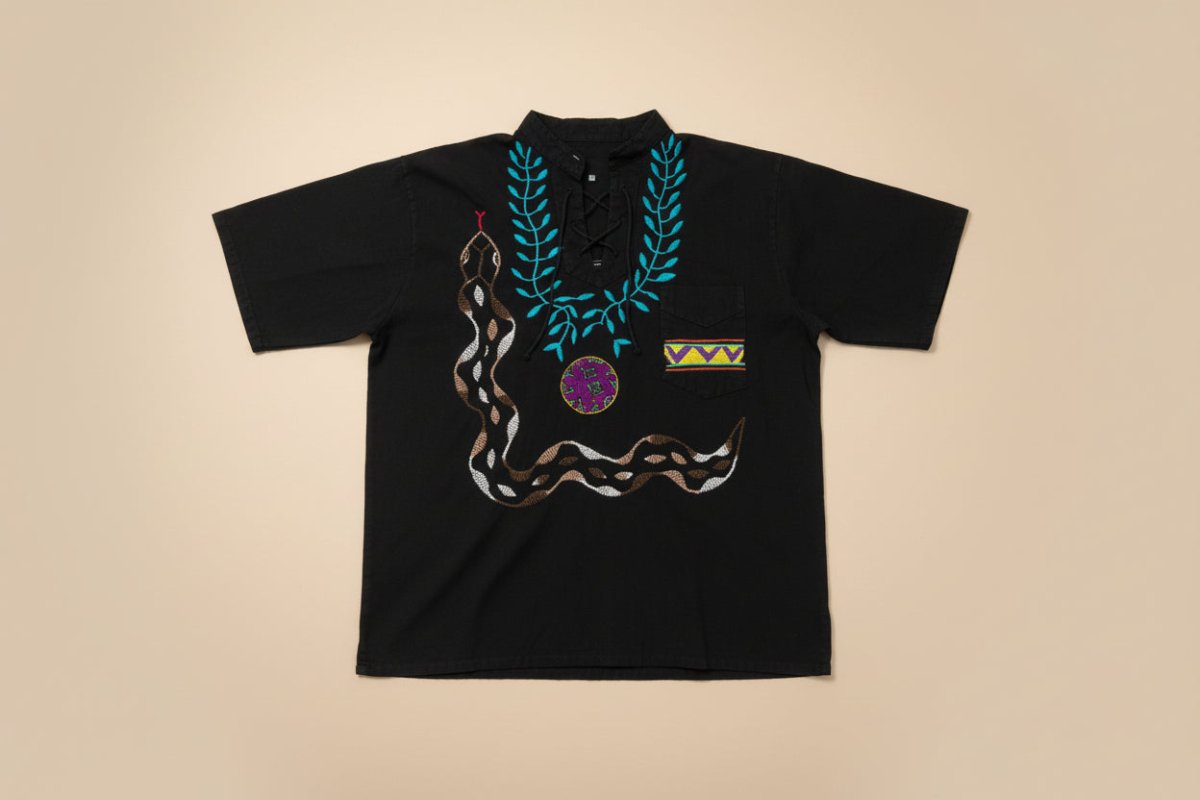 Shipibo Hand-Embroidered Tunic Shirt - Katukina.US KAT6561