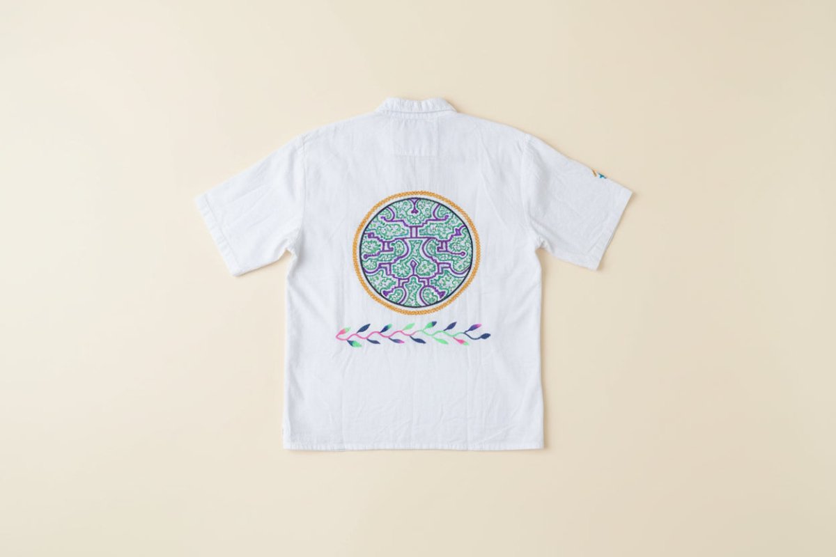 Shipibo Hand-Embroidered Tunic Shirt - Katukina.US KAT6565