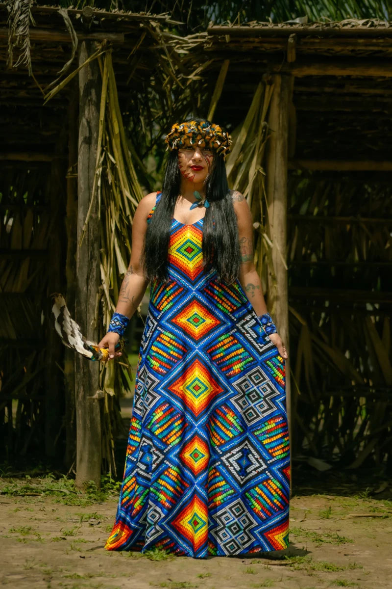 Yawa Contrast Dress - Katukina.US KAT6739