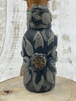 Glass and Clay Snuff Bottle - Katukina KAT1438