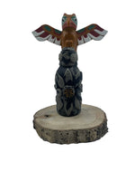 Glass and Clay Snuff Bottle - Katukina KAT1438